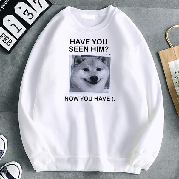 

men's hoodies & sweatshirts hoody shiba inu now you have printing sweatshirt thermal vintage mens hoodie soft brand plus size winter cl, Black