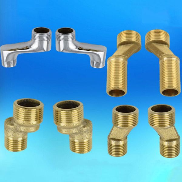 

copper bathroom shower bathtub faucet mixing valve distance increased eccentric angled change curved foot bend fittings kitchen faucets