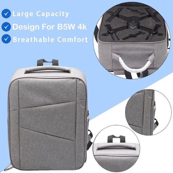 

drones portable storage shoulder bag -proof carrying case for mjx b5w 4k rc drone quadcopter kids toys folding propeller#e25