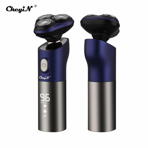 

professional razor electric shaver men's beard trimmer for men 3 blades portable cutting machine sideburns1