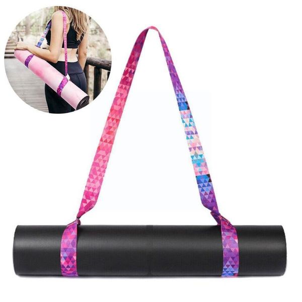

yoga mats adjustable mat strap belt sports sling shoulder stretch fitness carry exercise elastic u3z6
