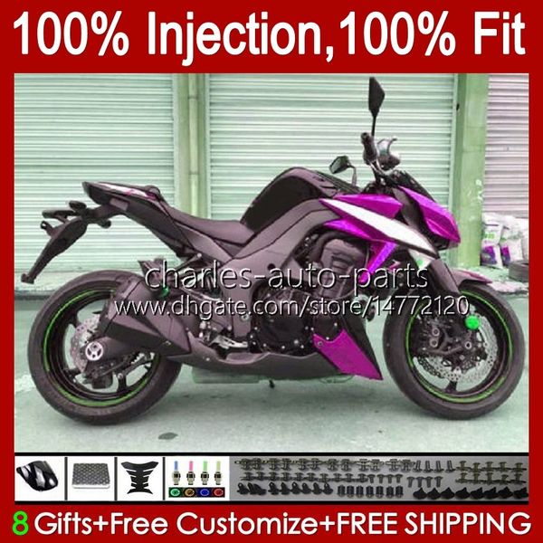 Тело литья под давлением для KAWASAKI NINJA Z 1000 R Z1000 2010 2011 2012 2013 Годы кузовного 15No.88 Z1000 Z1000R 2010-2013 Z1000R 10 11 12 13 OEM обтекатель Kit розовый глянцевый