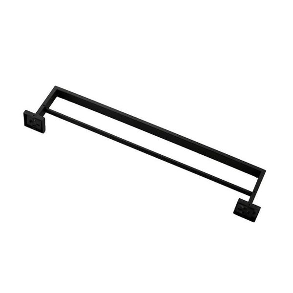 

towel racks bathroom double bar wall mount,sus 304 stainless steel matte black