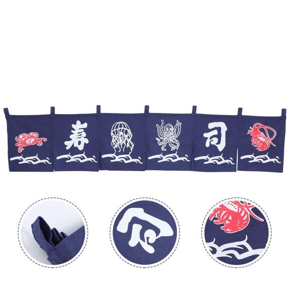 

curtain & drapes 1set creative doorway restaurant pendant feng shui blue