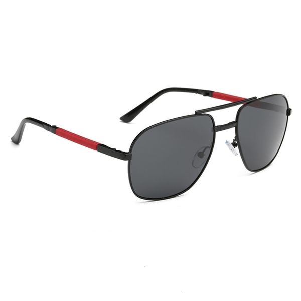 

highend accessories fashion folding special dign polarized sunglass portable uv polaroid shopping driving outdoor sun glass lunett, Black