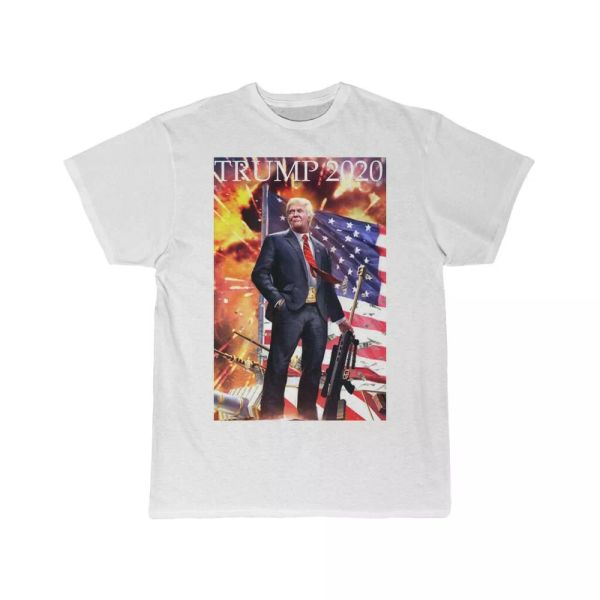 

president donald j. trump 2020 men's short sleeve t shirt, White;black