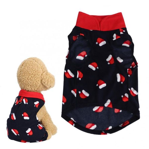 

dog apparel christmas clothes fashion cap print coats jackets winter soft warm xmas cute dress clothing