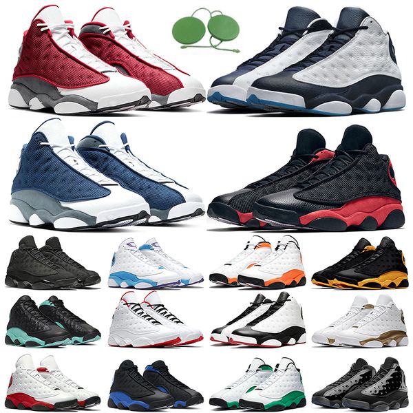 

13 13s men basketball shoes trainers shoe obsidian red flint court purple hyper royal chicago black cat atmosphere grey starfish playoffs la