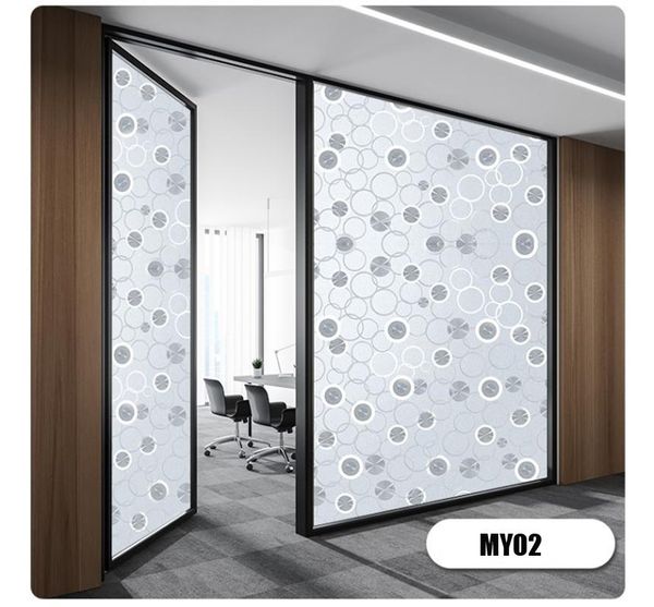 

window stickers static cling stained glass film frosted decorative for home decoration tiny scrub privacy block 30-60cm