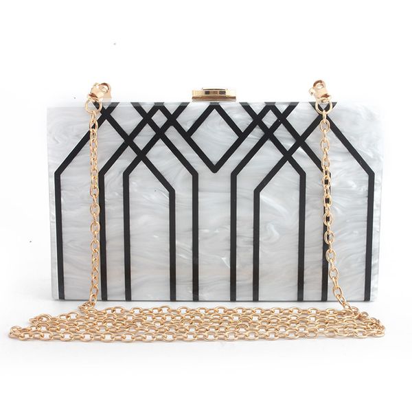 

fashion evening bag trendy acrylic dinner women's dress holding banquet