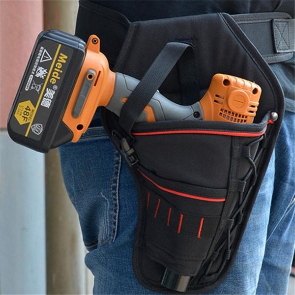 

storage bags portable tool bag impact driver drill holster canvas electrician waist pocket garden belt pouch