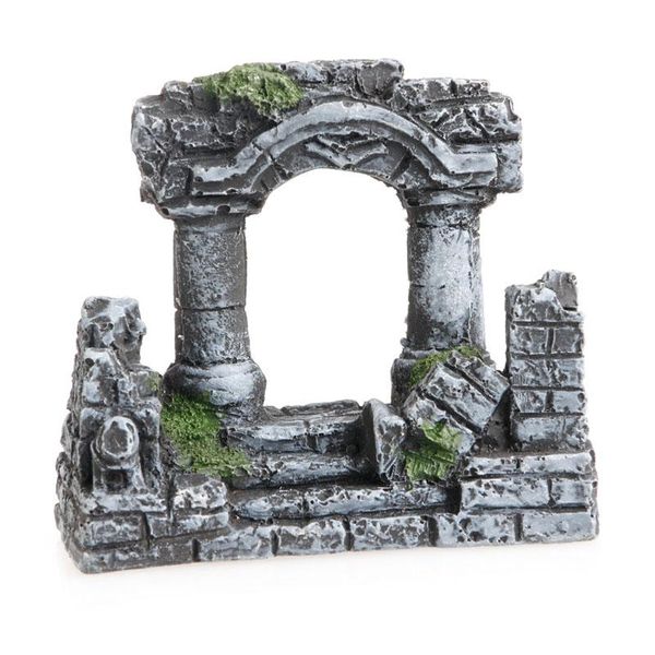 

decorations aquarium decoration resin rome square stone pillars landscaping fish tank ornament landscap decorative