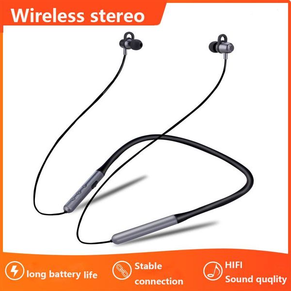 

magnetic neck hanging wireless headset sports 5.0 running in-ear earphones cell phone