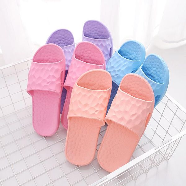 

women slippers summer indoor floor non-slip mute bathroom shoes beach woman soft lithe slipper zapatillas de hombre, Black