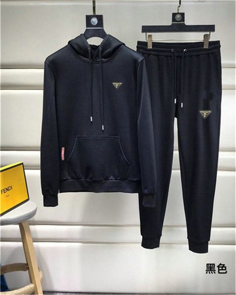 

022 winte designer tracksuits mens luxury sweat suits hoodies street leisure hooded men jogger classic womens jacket + pants tracksuit hip h, Gray