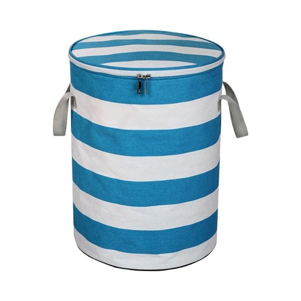 

storage bags children toy bag with zipper lid convenient kids toys game bucket folding clothing laundry basket