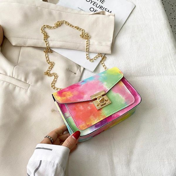 

evening bags colorful women's handbag mini crossbody bag for women shoulder messenger handbags 2021 chain travel phone purses totes