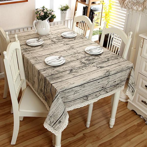 

linen tablecloth burlap table runners tablecloths for sale wood grain simple knitted striped classic cloth