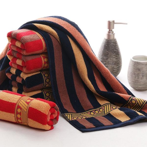 

towel christmas luxury 34x75cm thicker stripe pattern soft cotton face towels adult