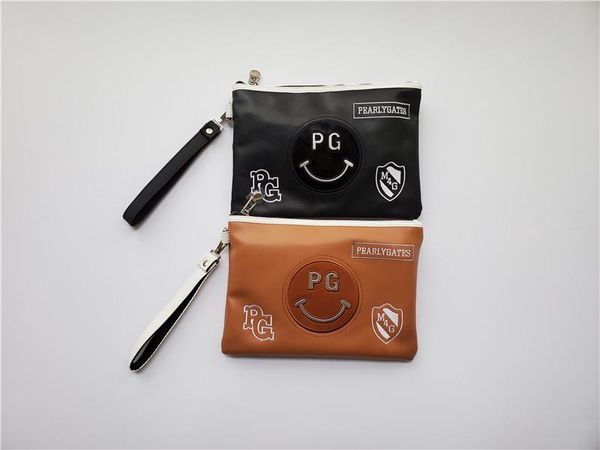 

golf bags brand clubs pearly gates pg m4g hand bag brown/black small handbag ems