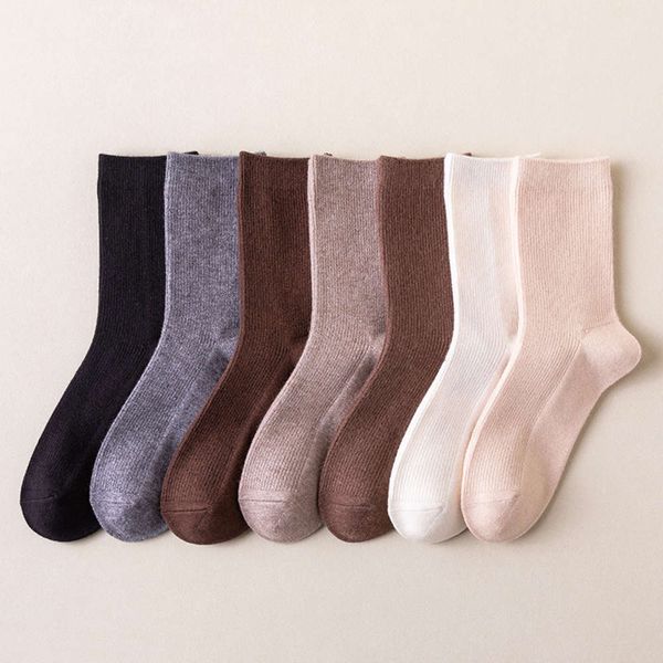 

autumn winter color cashmere double cotton college style, Black;white