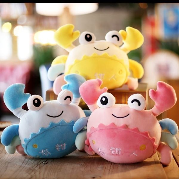 

cute cloth with pliers small doll aquarium hairy crab plush toy