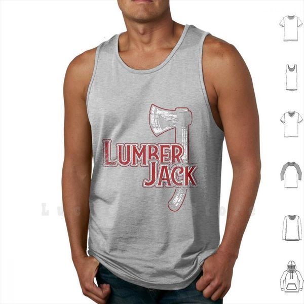

lumberjack tool tank vest 100% cotton ranger trees wood to cut a tree forest forests firewood fire men, White;black