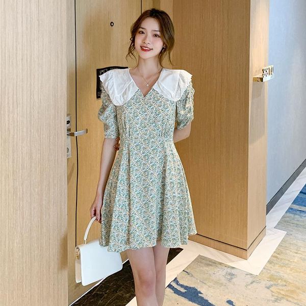

casual dresses cmaz for women summer 2021 korean style, Black;gray