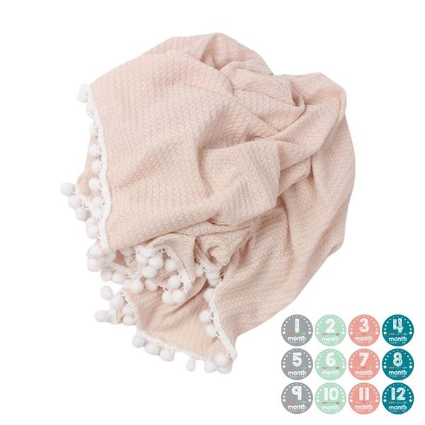 

blankets & swaddling l5yf waffle knitting baby bandage for infant toddler born nursery girl throw crib stroller gift ventilation eco-friendl