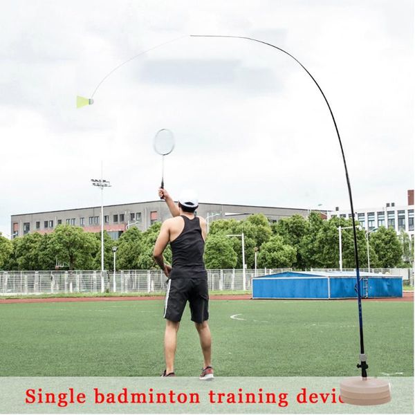 

single badminton trainer stretch robot racket training sports self-study practice machine stroking sets