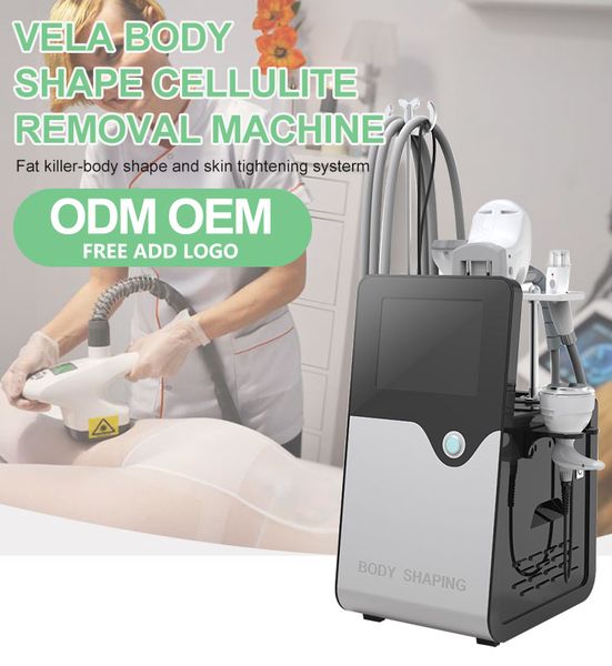 

portable vela body shape slimming cavitation vacuum roller rf radio frequency infrared light anti-cellulite face lift fat burning massage th