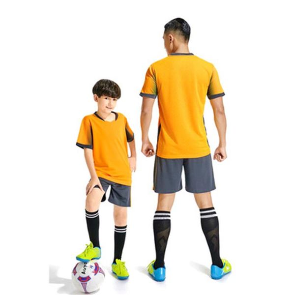 

men's tracksuits suit short sleeve training for students summer breathable equipment clothing j, Gray