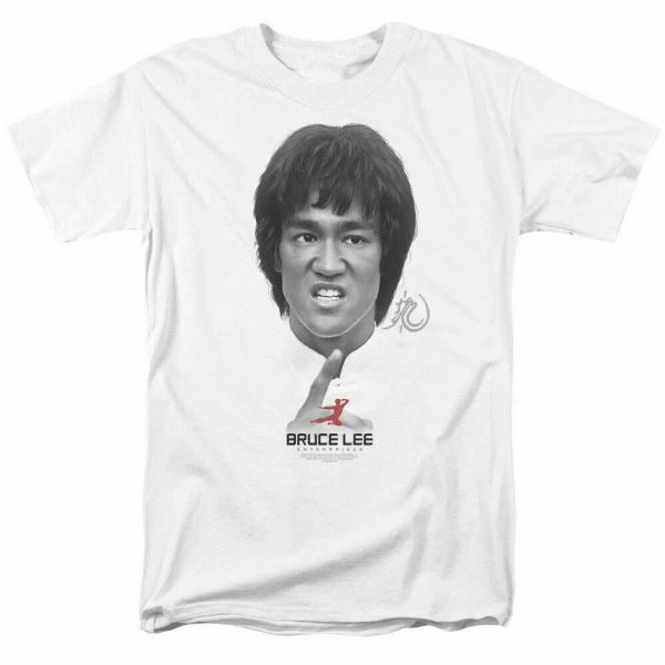 

bruce lee self help t shirt licensed martial arts movie tee white, White;black