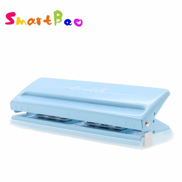 

binders 6-hole punch for planners metal slide adjustable puncher easy to use on multiple pages