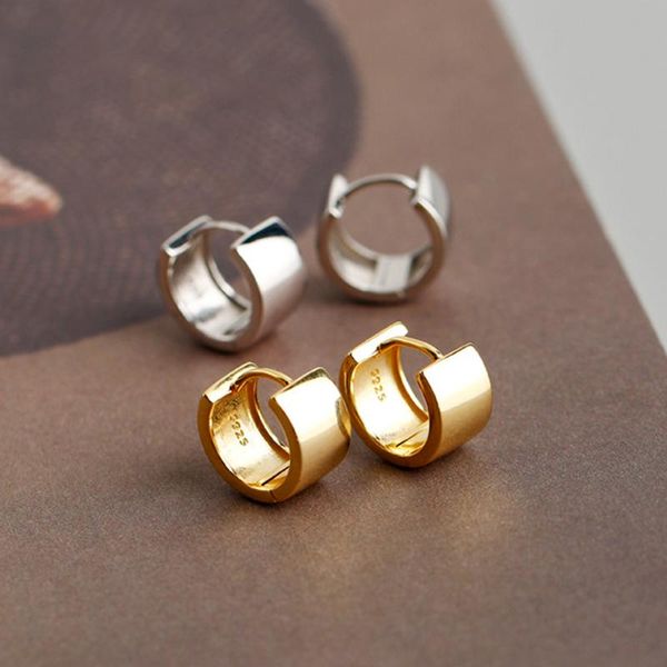 

hoop & huggie men's 925 sterling silver dangle drop sleepers earrings f031, Golden;silver