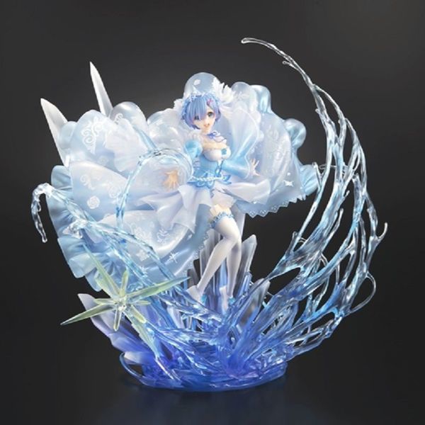 Re: Life a Different World from Zero Figure Rem Re Zero Action Figure Toy Японская аниме-фигурка Взрослая коллекция Модель Кукла в подарок Q0722