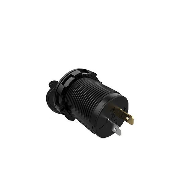 

smart power plugs waterproof 12v 24v dual usb led car charger with touch on off switch cable for boat marine motorcycle camper