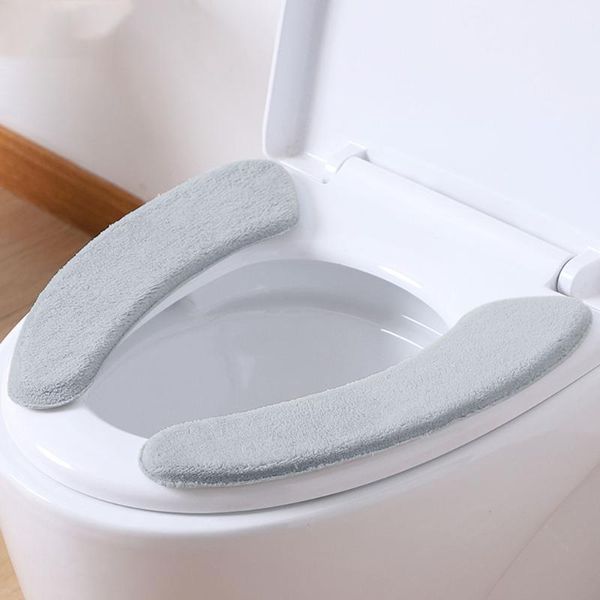 

toilet seat covers four seasons household paste ring plush winter cover cushion gasket