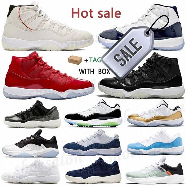 

2022 gift jumpman 11 basketball shoes anniversary 25th 11s men women concord 45 bred high low legend blue citrus space jam gaoykx #f
