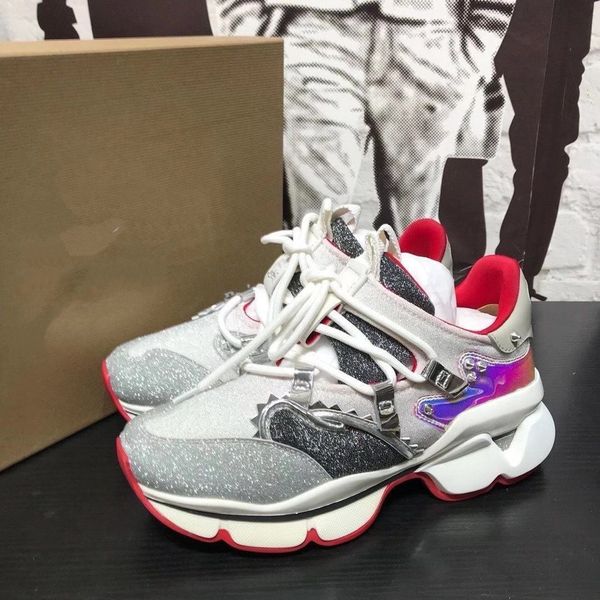 

fashion spikesockneoprene red soles outdoor party wedding t quality brand men's designer shoes eu35-47 mjjj0004, Black