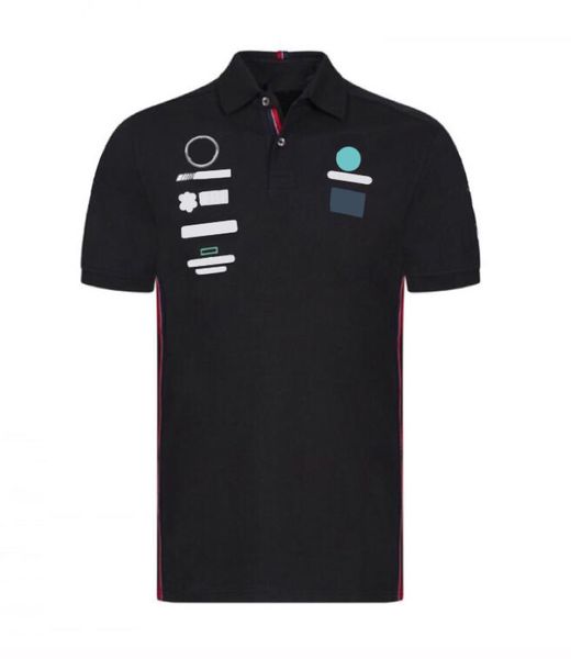 2021 F1 personalizado série de carro logotipo de manga curta co-marca polo corrida terno camiseta equipe fórmula 1 carro ventilador terno de secagem rápida respirável2704