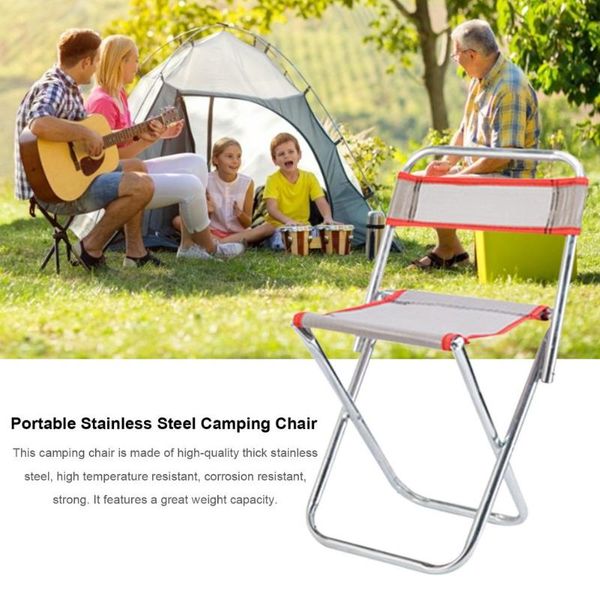 

fishing accessories folding chair portable camping stool backpack rugged and durable colored