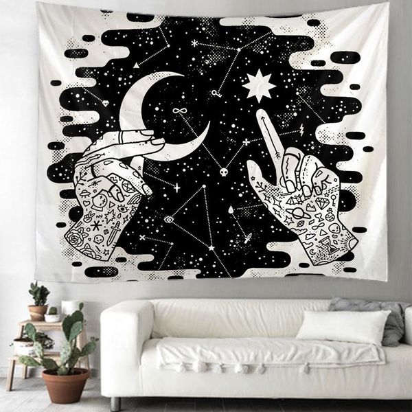 

tapestries tarot tapestry sun and astrology divination witchcraft blanket mandala wall hanging hippie witchcraf