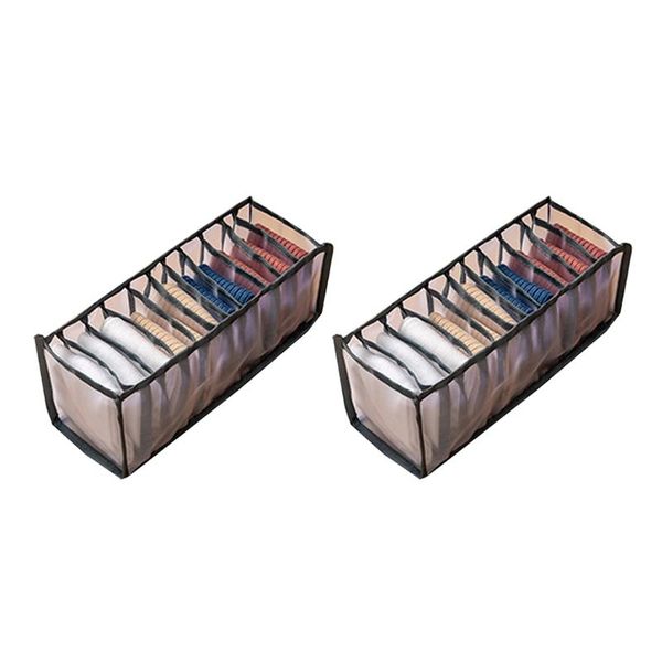 

foldable underwear storage box sock bra underpant organizer lattice mesh drawer drawers