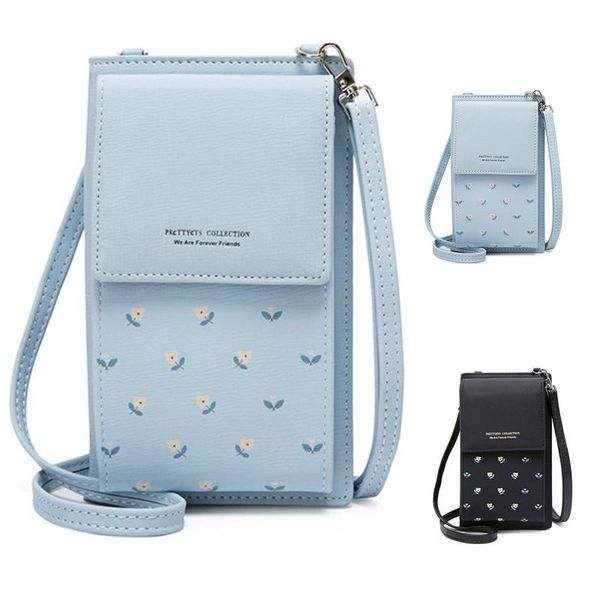 

evening bags wallet cross shoulder bag women's high-quality mobile phone pu buckle crossbody for women 2021