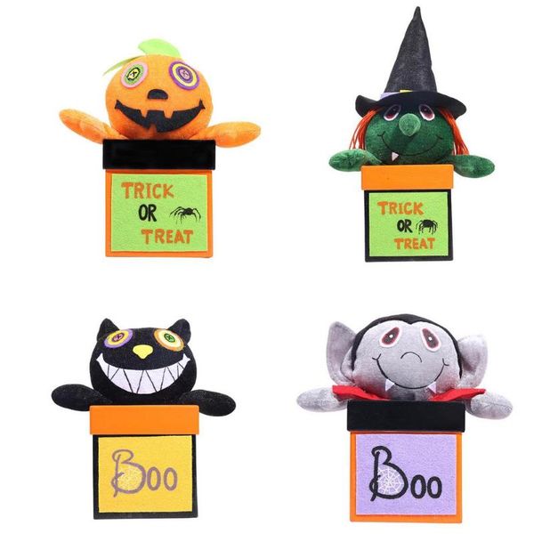 

gift wrap halloween candy boxes larger size paper treat box ghost festival creative children's doll cookie jar