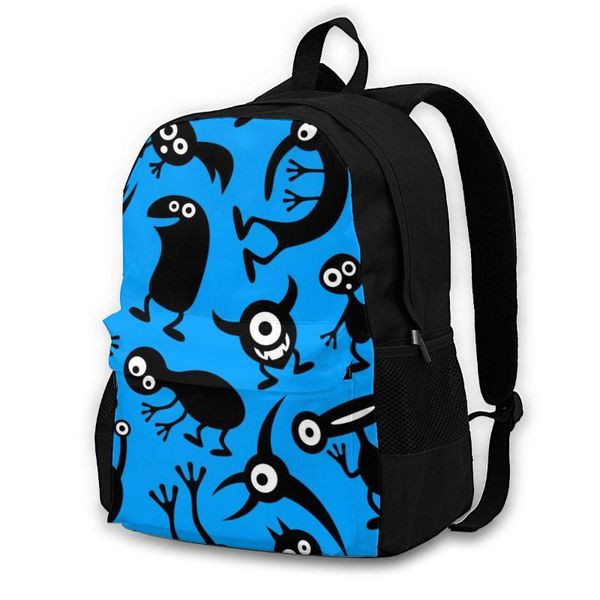 

backpack funny monster shoulder bag casual women teenage girl school bagpack