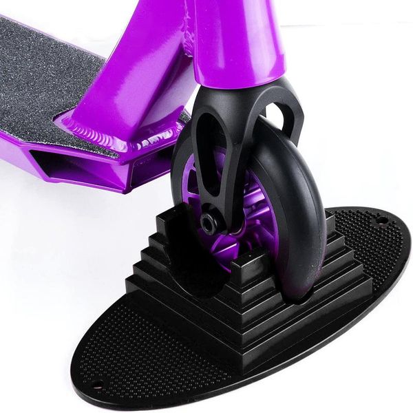 

car & truck racks scooter stand universal fit most major scooters for 95mm to 120mm front wheels pad support kickstand