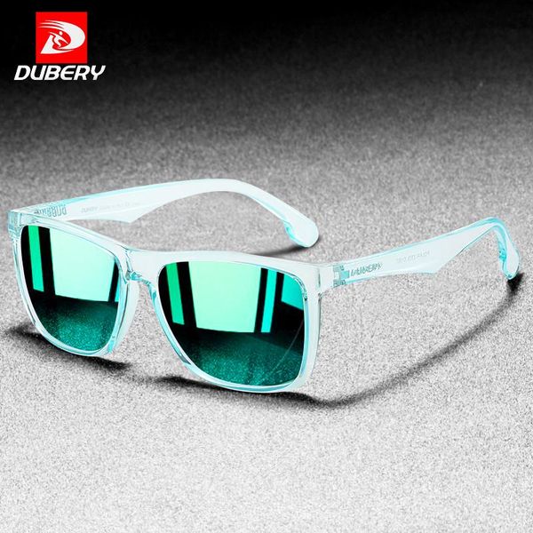 

sunglasses dubery fashion sport style square polarized men super light eyeglasses frame sun glasses male outdoor travel goggles, White;black