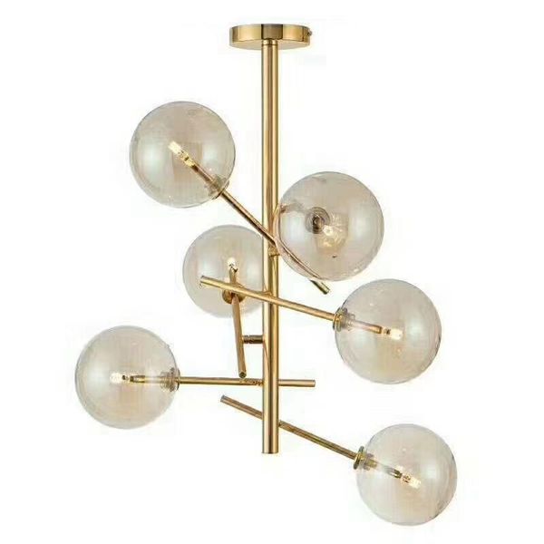 

modern glass pendant lights luxury 8 lamps creative design dining room living downstair bar g4 led bulb art decoration